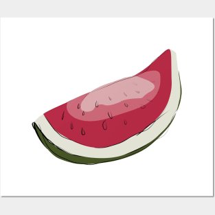 ripe watermelon Posters and Art